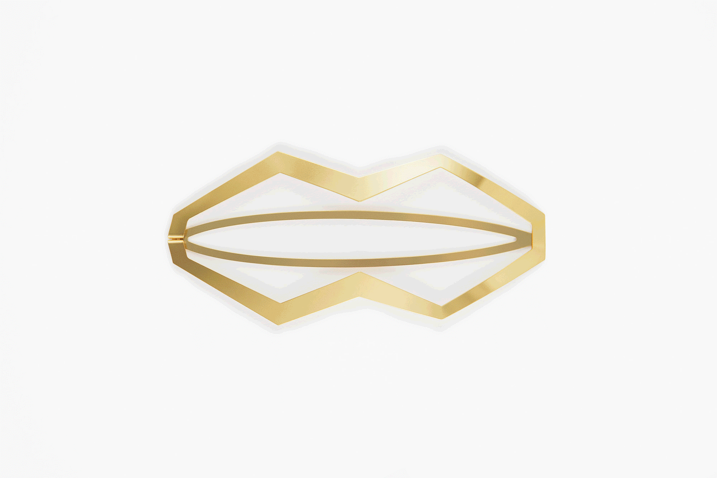 Product image of designer hair clip Hanya by Clinq. Available in Silver-tone, Silver-plated, Gold-plated, Rosegold-plated