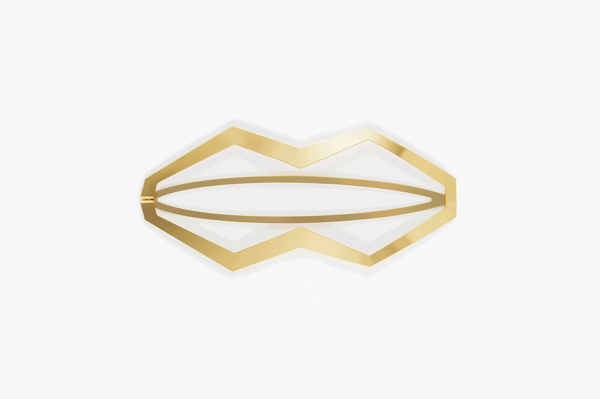 Product image of designer hair clip Hanya by Clinq. Available in Silver-tone, Silver-plated, Gold-plated, Rosegold-plated
