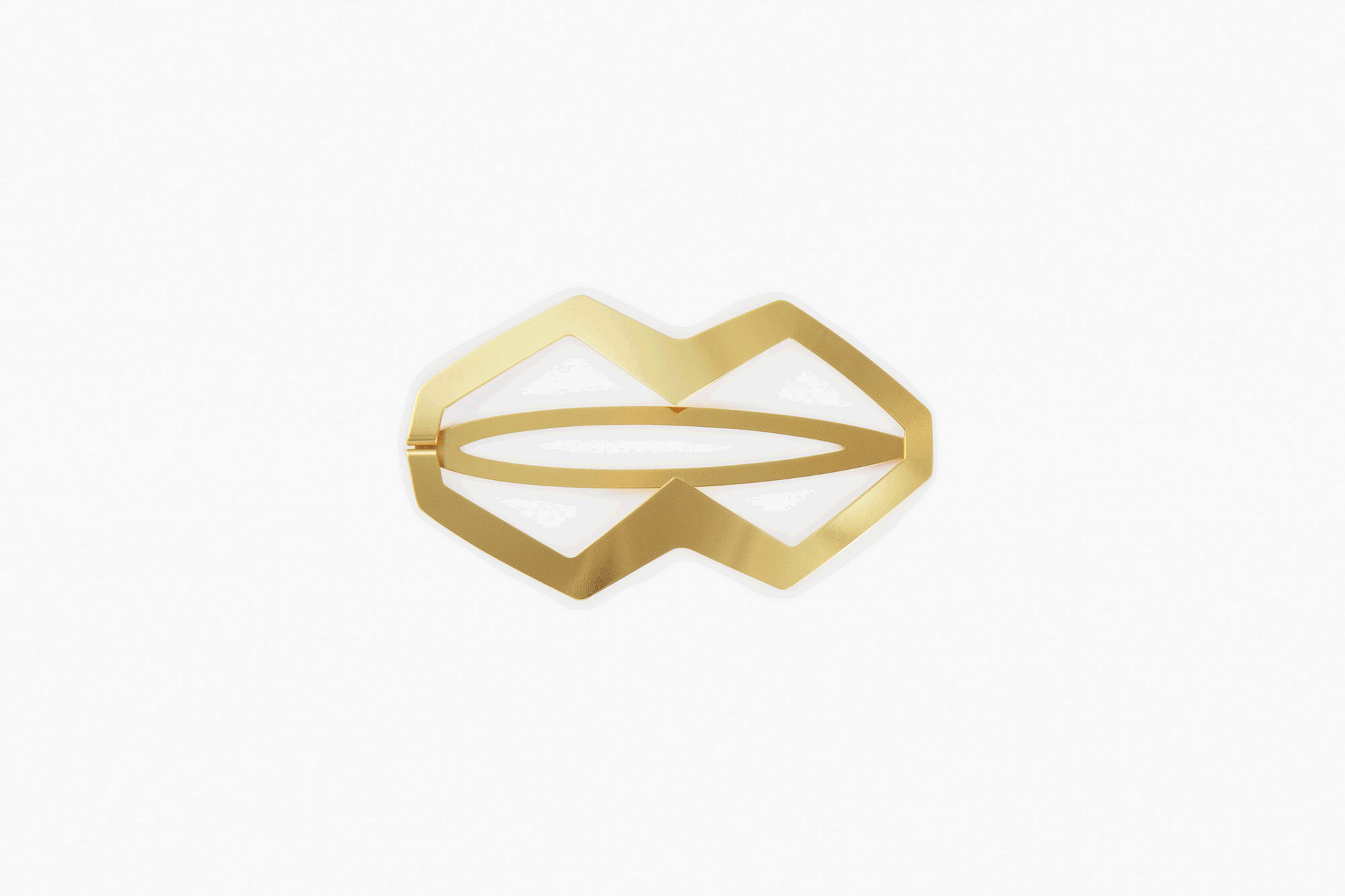 Product images of designer hair clip Dora available in Silver-tone, Silver-plated, Gold-plated and Roségold-plated