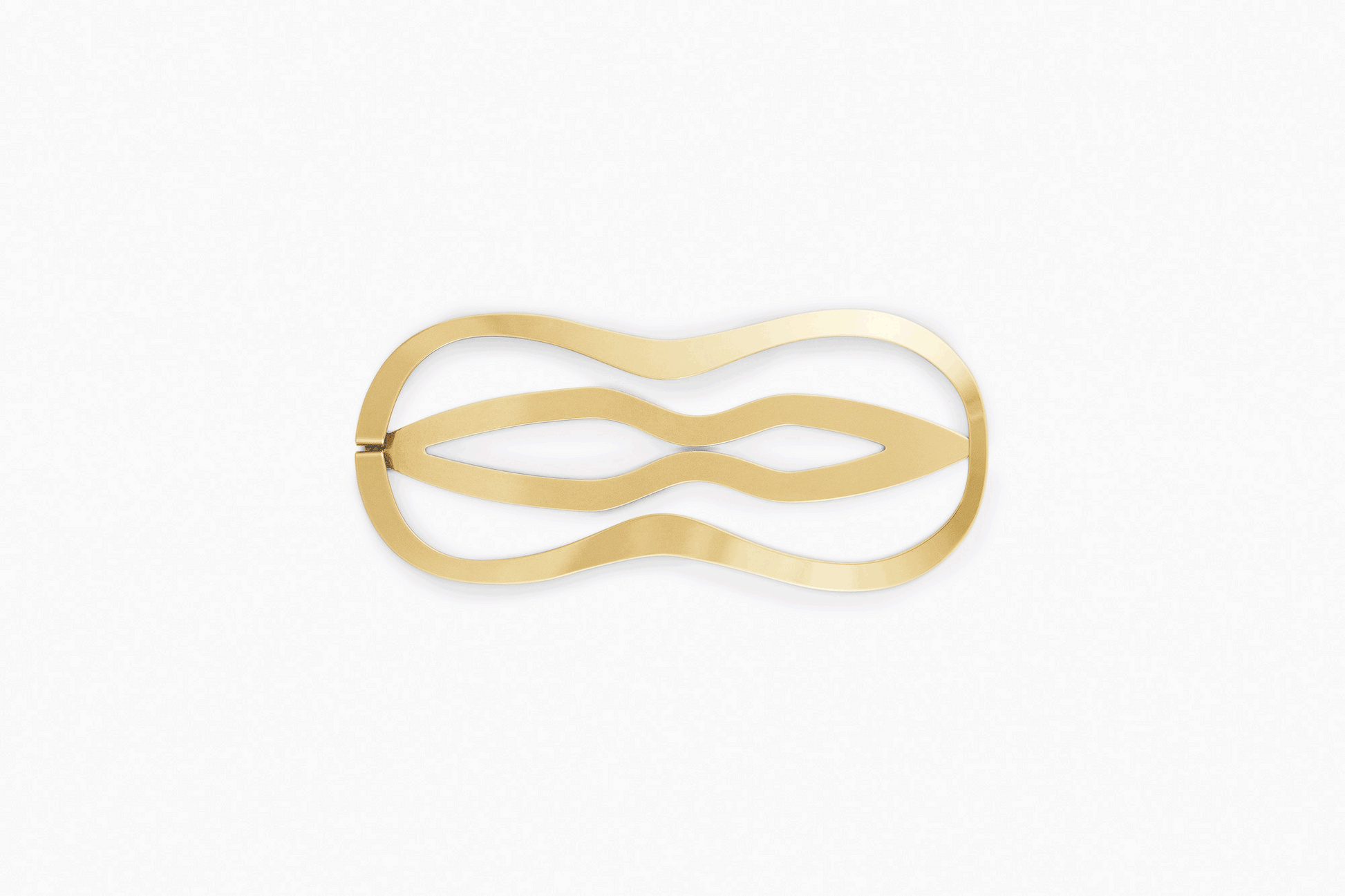 Product images of designer barrette Elif by Clinq available in silver-tone, silver-plated, gold-plated, Roségold-plated