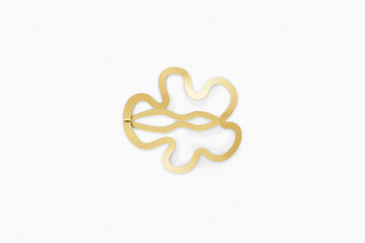 Product image of designer hair clip Hilma. Available in silver-tone, silver-plated, gold-plated and Roségold-plated