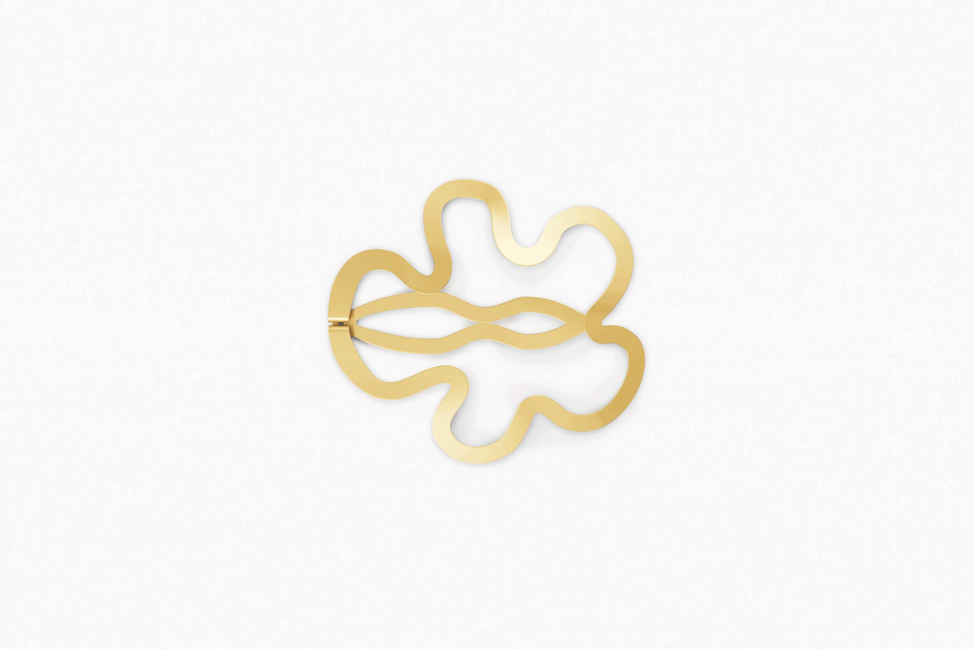 Product image of designer hair clip Hilma. Available in silver-tone,  silver-plated, gold-plated and Roségold-plated