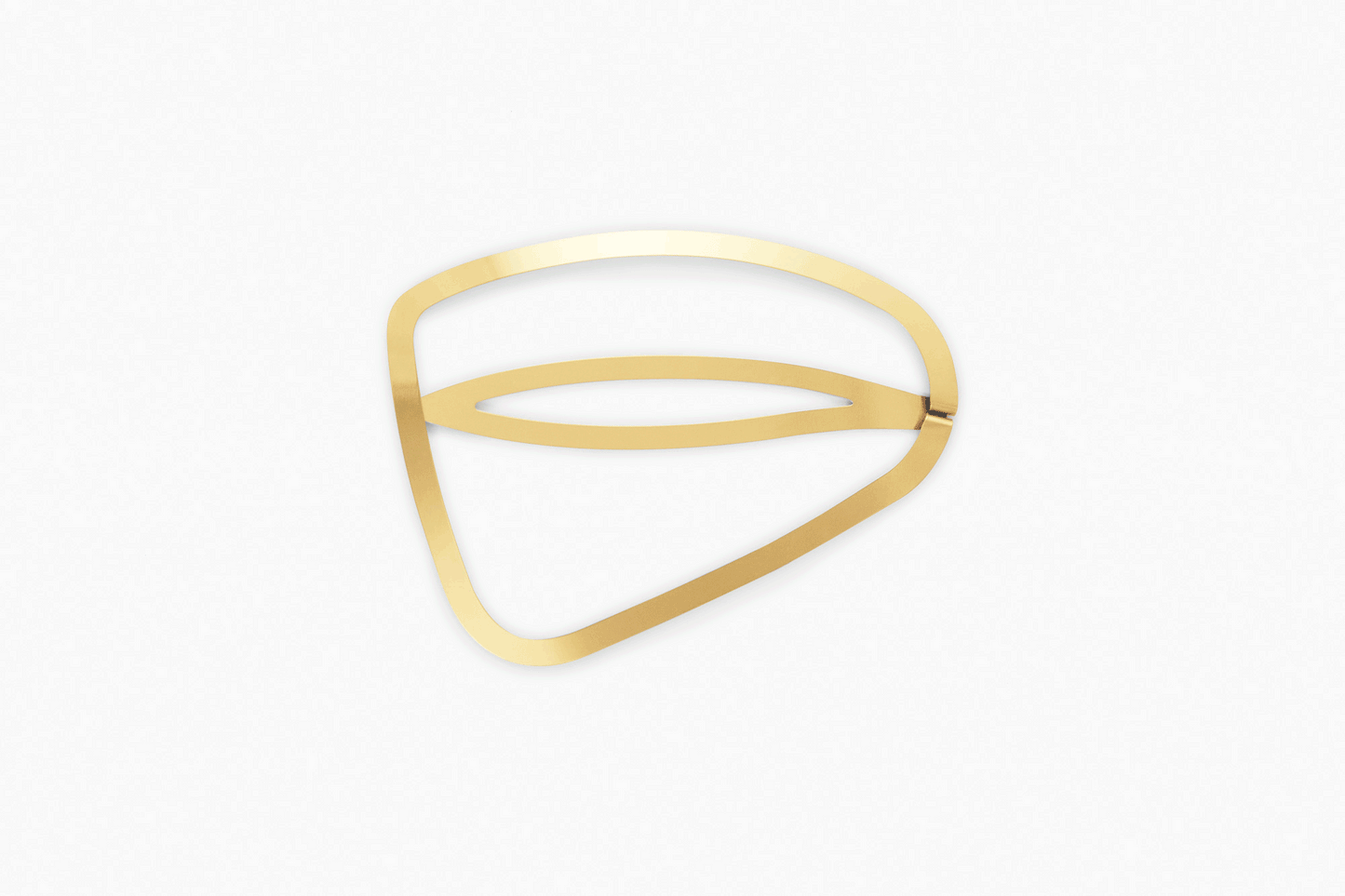 Product images of designer barrette Elissa available in Silver-tone, silver-plated, gold-plated and Roségold-plated